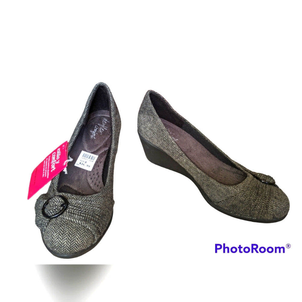 Dexflex Comfort Gray Wedges